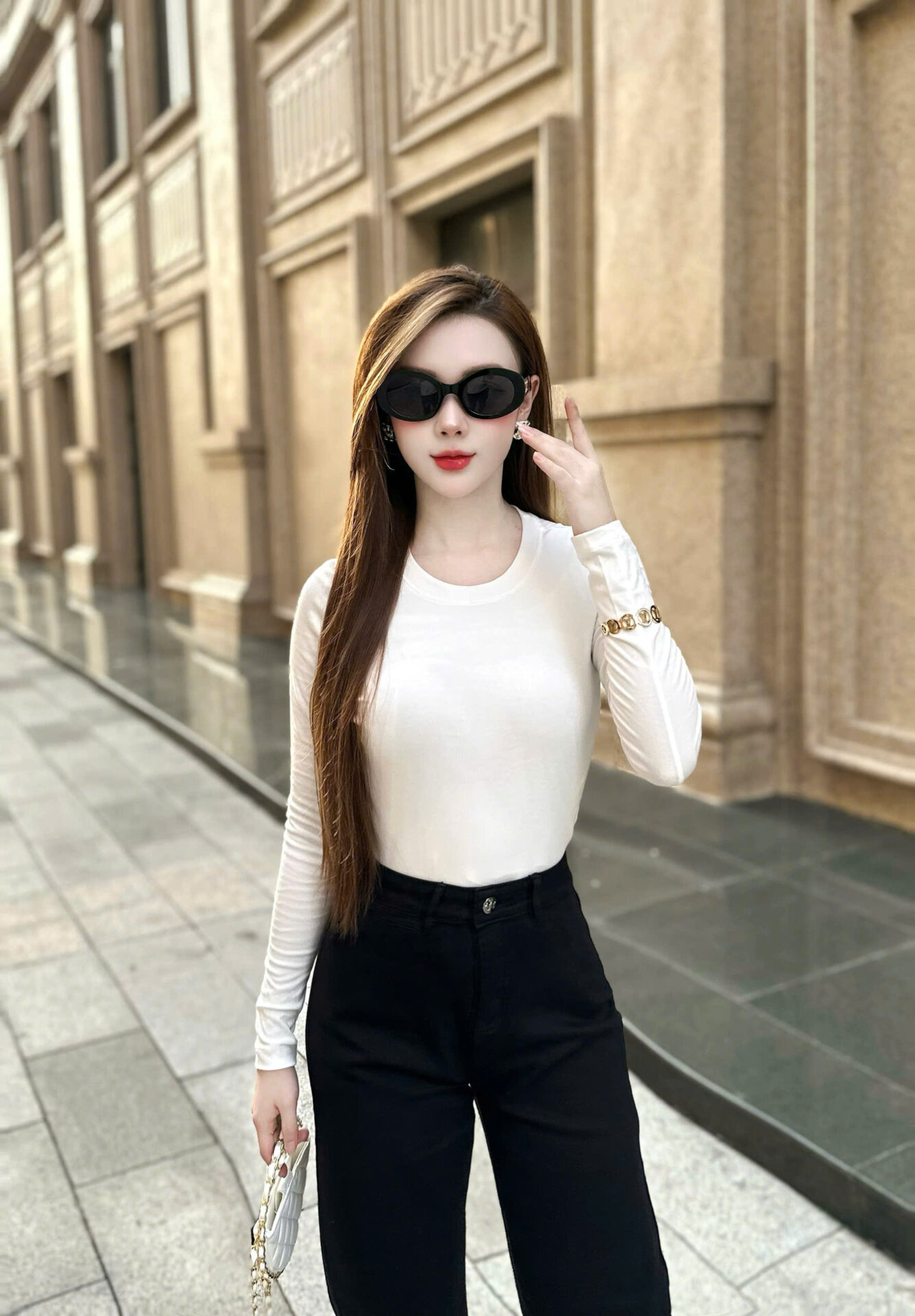 QUẦN JEANS NỮ ỐNG VẨY - Ảnh 3