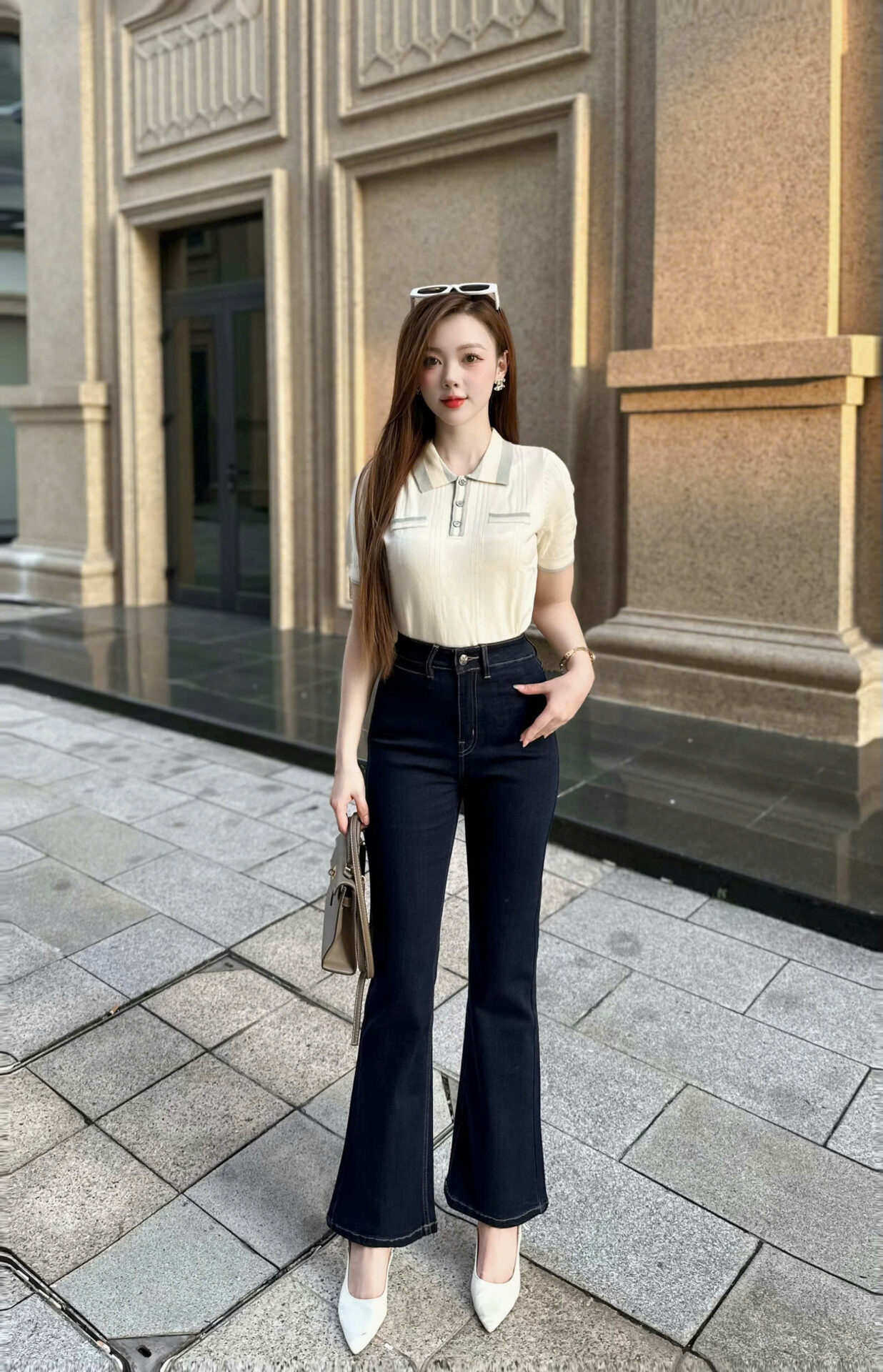 QUẦN JEANS NỮ ỐNG VẨY - Ảnh 9
