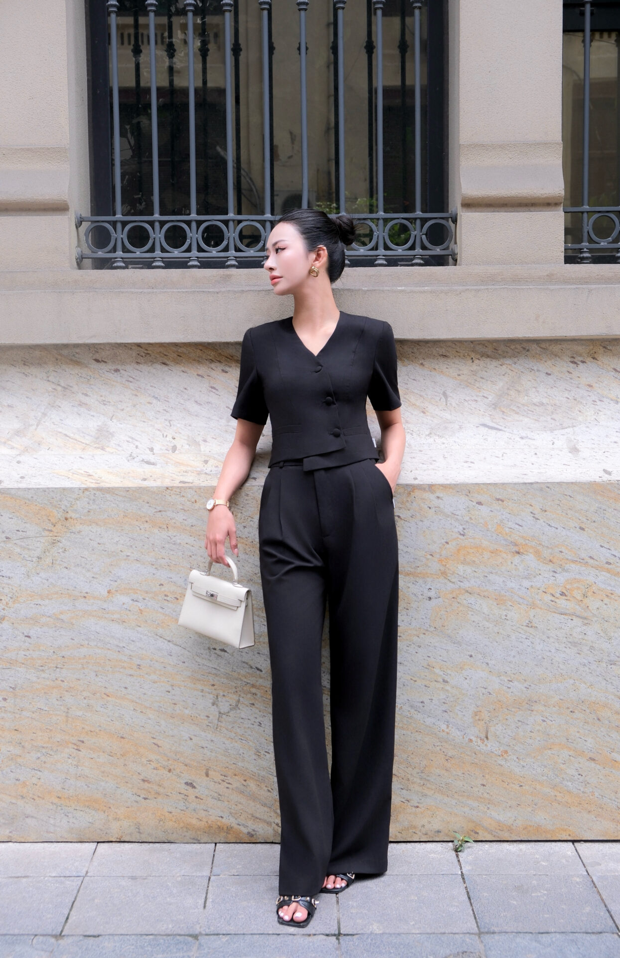 Quần Nữ Ống Suông Bốn Ly - Ảnh 5