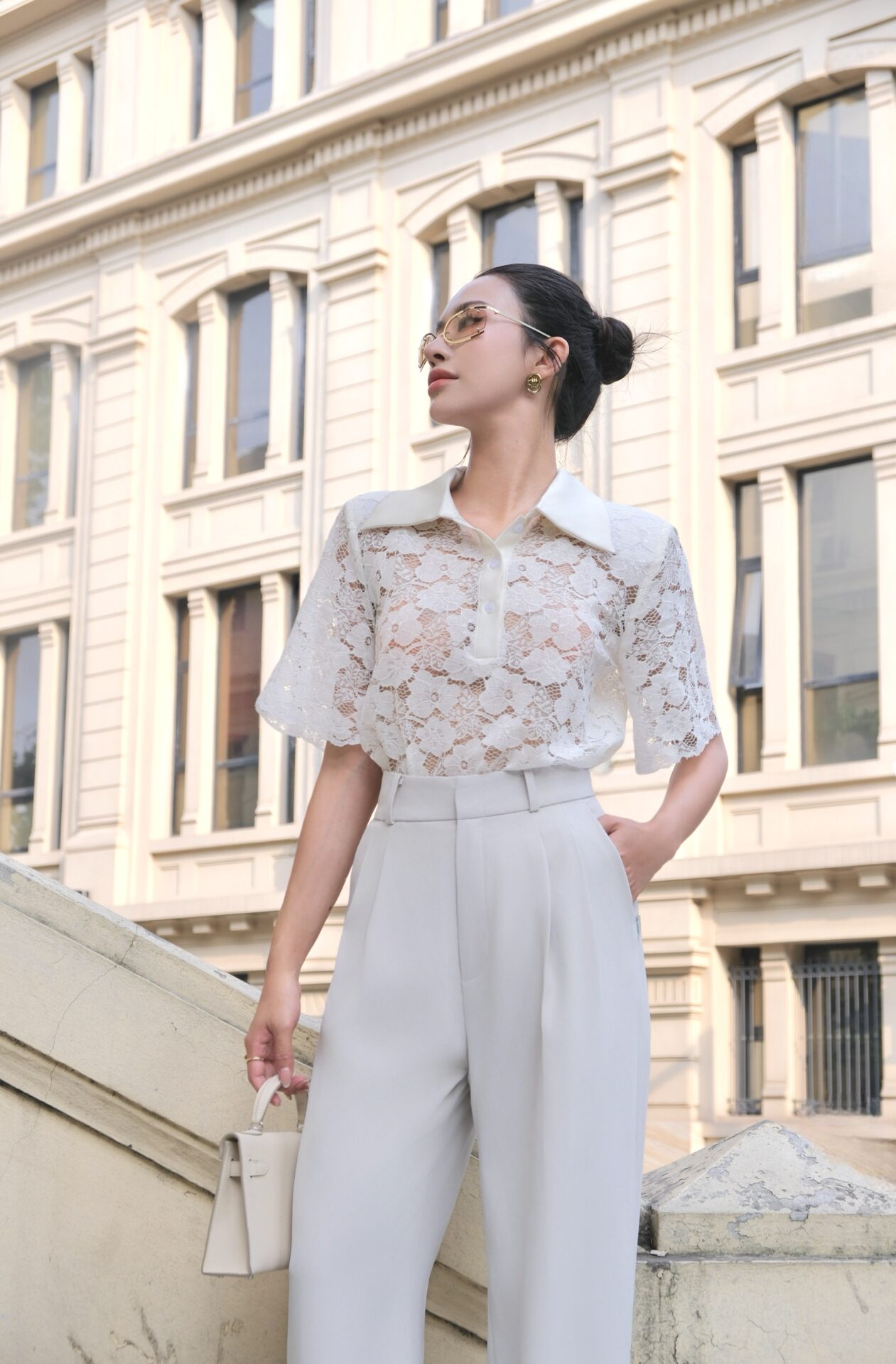 Quần Nữ Ống Suông Bốn Ly - Ảnh 4